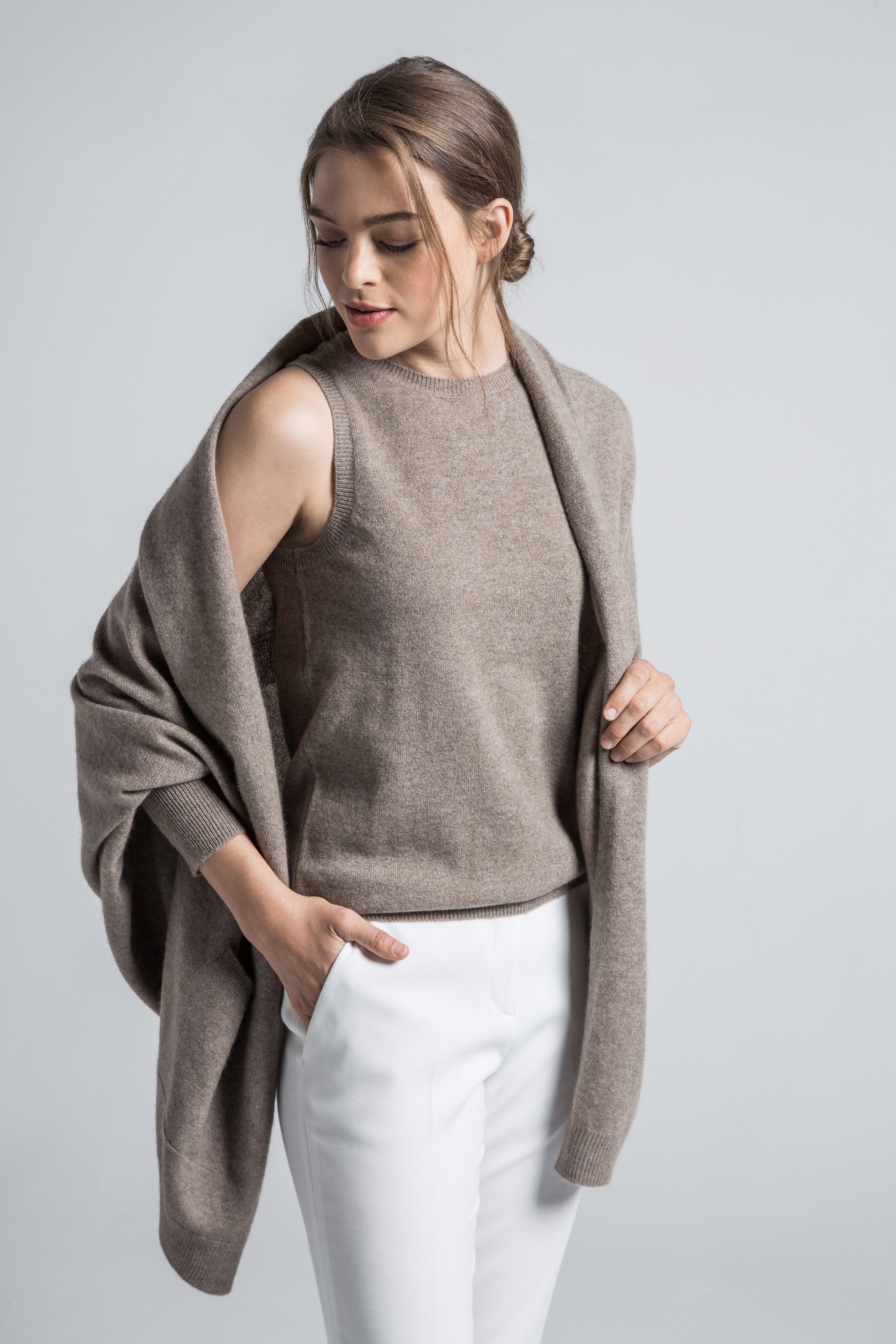 Cashmere sales wrap cardigan