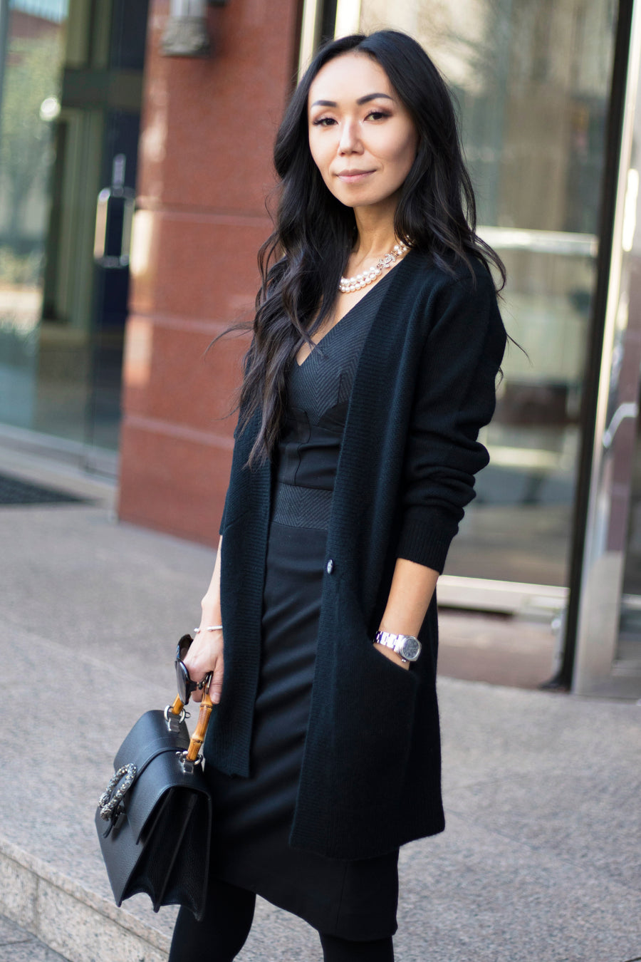 Adeline Cashmere Cardigan - Black | Pine Cashmere X-Small / Black Adeline Cashmere Cardigan - Black | Pine Cashmere X-Small / Black
